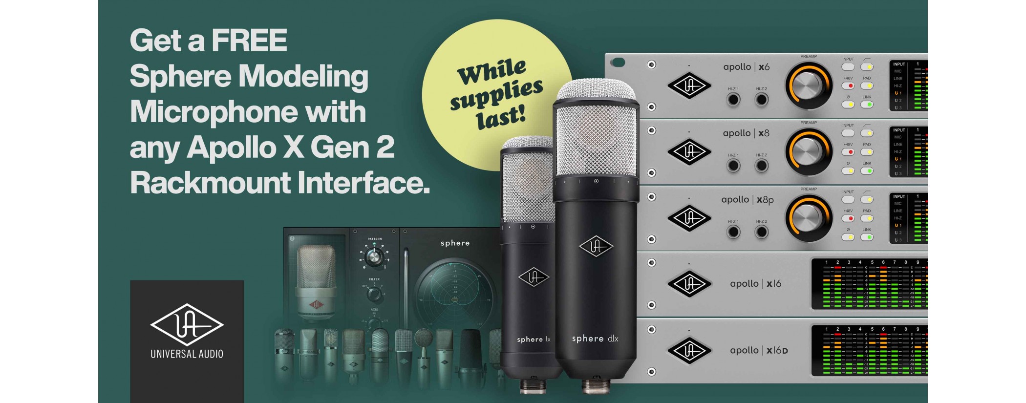 Apollo X Gen 2 Rackmount + Free Sphere Promo (Jan 2026)